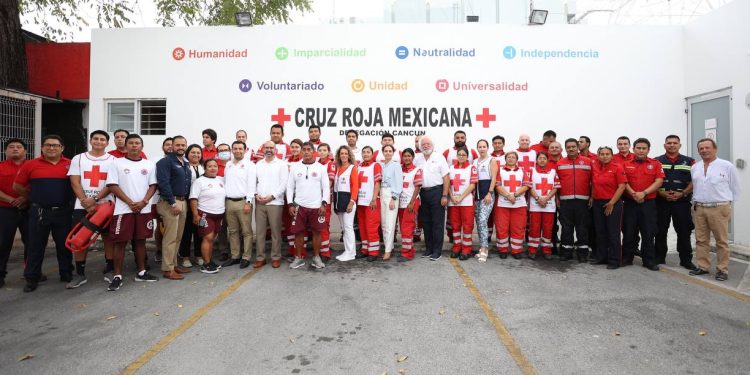 Ayuntamiento y Cruz Roja Mexicana Cancún fortalecen lazos de unidad