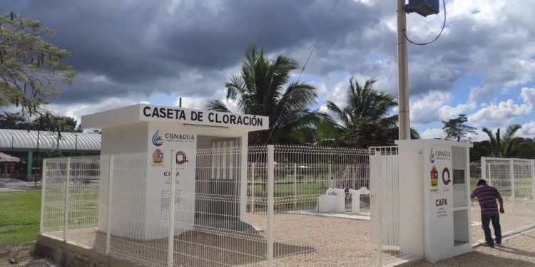 Amplían el sistema de abastecimiento de agua potable de la localidad de Emiliano Zapata en Felipe Carrillo Puerto