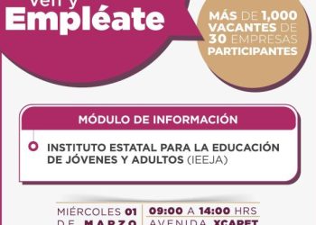 Invita gobierno de BJ a jornada de «Empléate Itinerante»