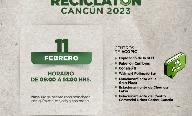 Invitan autoridades municipales a sumarse a actividades ecológicas en Cancún