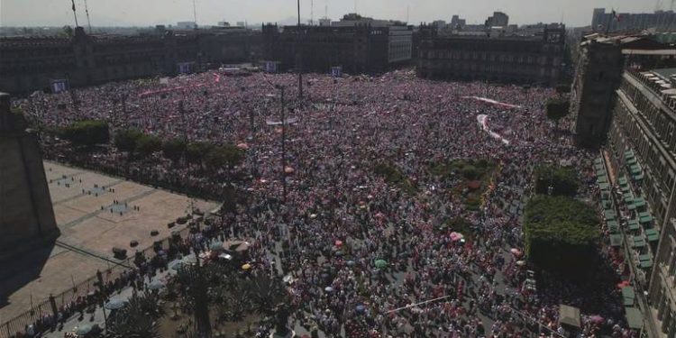 México estima 90 mil asistentes a la marcha en contra del plan B electoral