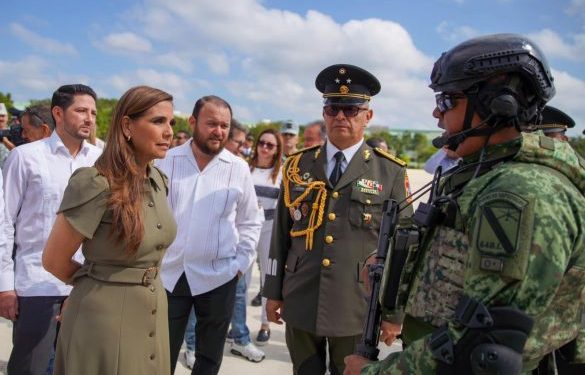 Reconoce Mara Lezama labor del Ejército Mexicano