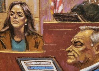 Linda Cristina habla a favor de su esposo García Luna ante el tribunal en Nueva York