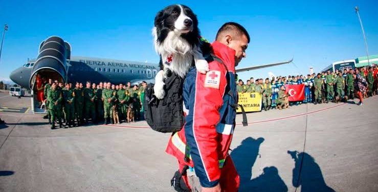 Llega a Turquía la Fuerza Aérea Mexicana tras sismo de 7.8