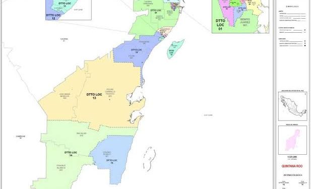 Aprueba INE demarcación territorial en Quintana Roo