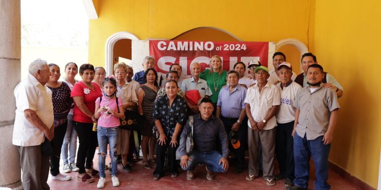 Avanza el movimiento “Sigue López” en Yucatán, llega a Conkal con Verónica Camino