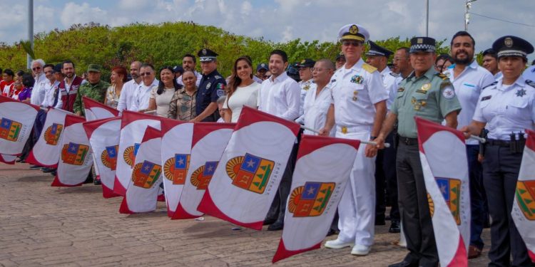Mara Lezama da banderazo al Plan de Seguridad Vacacional de Semana Santa