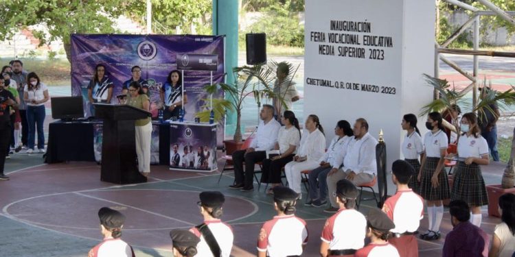 Inauguran la Feria Vocacional Educativa Media Superior 2023