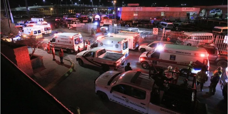 39 migrantes murieron en incendio en albergue en Cuidad Juárez