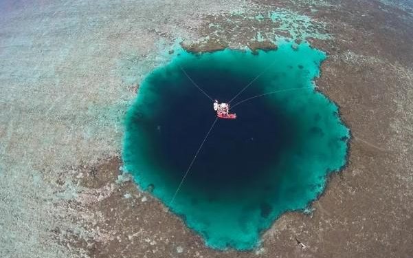 Un masivo agujero azul fue descubierto frente a costas mexicanas