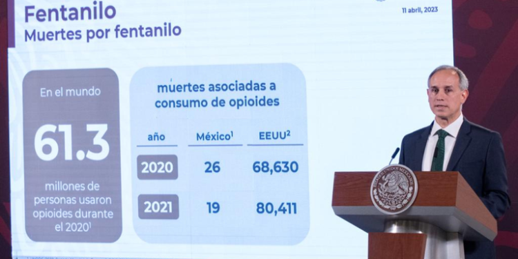 López-Gatell, habló sobre el problema de las adicciones y en específico sobre la problemática del fentanilo