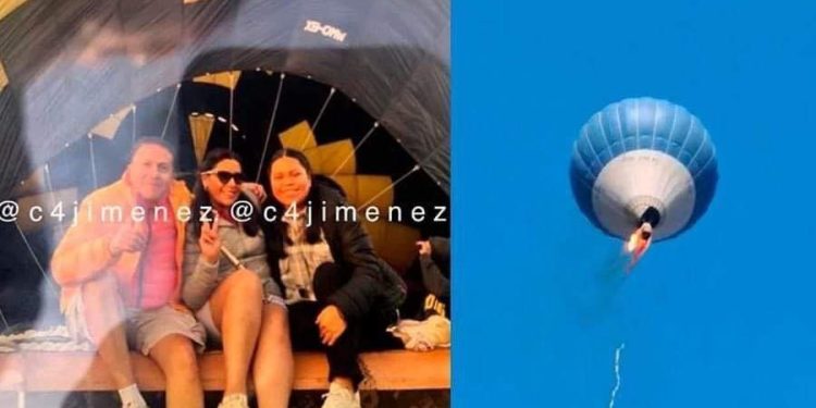 Revelan fotografía de la familia que murió tras desplome de Globo Aerostático en Teotihuacán