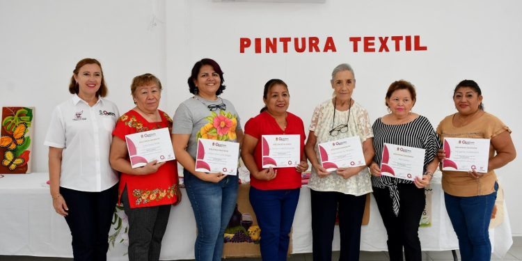 La FPMC clausuró su taller de pintura textil