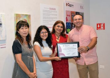 La FPMC inauguró en el Museo de la Isla la exposición pictórica “Rasgos”, de la cozumeleña Rebe Bejarano