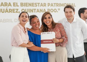 Daremos certeza jurídica a más de 2,500 familias en Benito Juárez: Mara Lezama