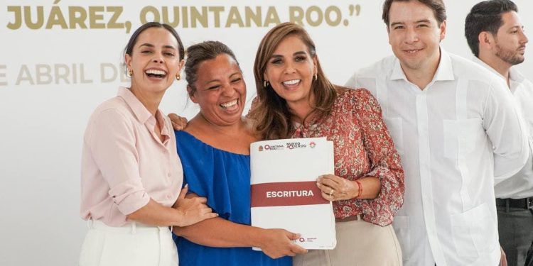 Daremos certeza jurídica a más de 2,500 familias en Benito Juárez: Mara Lezama