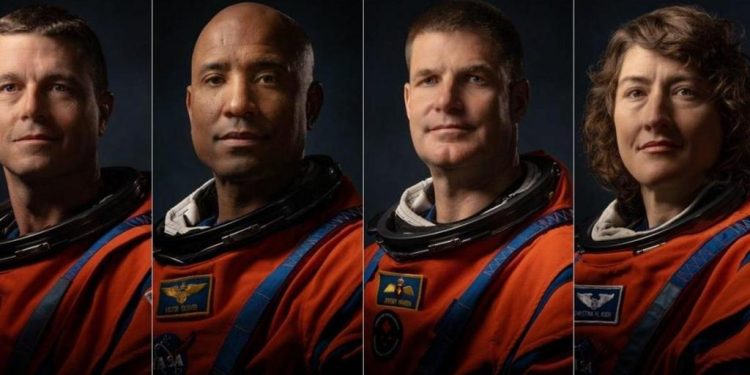Nasa nombra a los 4 astronautas que viajarán a la Luna
