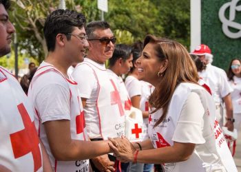 Mara Lezama encabezó la Colecta Nacional de la Cruz Roja en Quintana Roo