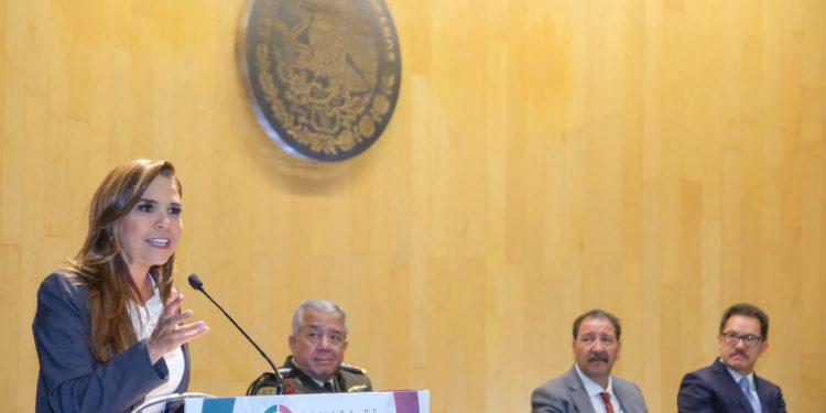 Mara Lezama inaugura ante diputados, el Foro de Infraestructura Transformadora