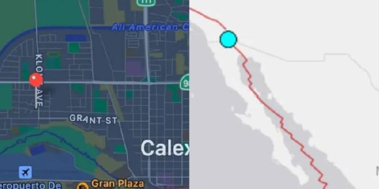 Reportan sismo de 4.1con epicentro en Heber, California