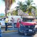Fuerte accidente entre dos camionetas deja al menos tres personas lesionadas en Cancún