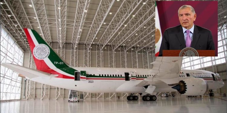 Adán Augusto descarta pérdida económica por venta del avión presidencial