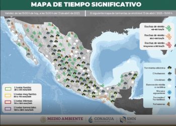 Frente frío Núm 49 ocasionará lluvias fuertes en Quintana Roo