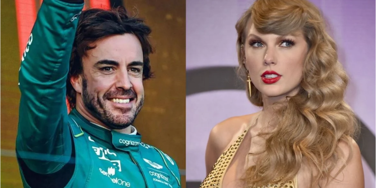 Se rumora en redes sociales que Taylor Swift estaría saliendo con el piloto español Fernando Alonso