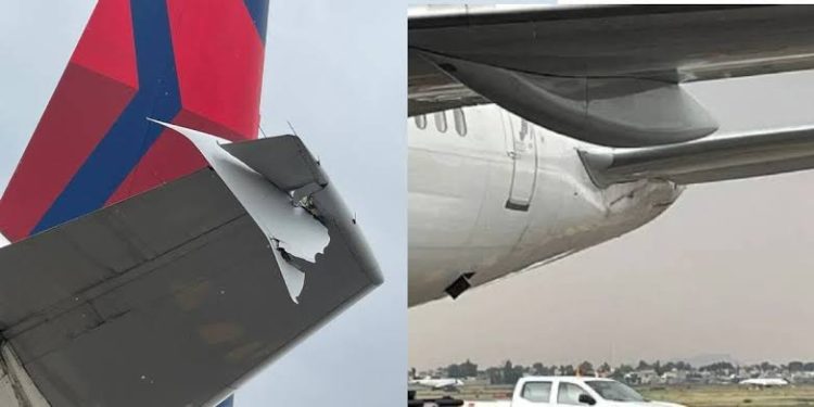 Impacto entre dos aviones de AICM, no hay personas lesionadas