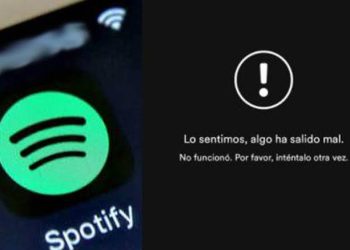 Registran fallas a nivel  mundial en Spotify