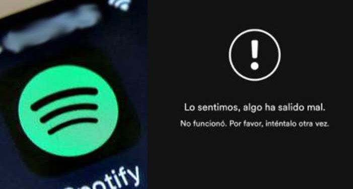 Registran fallas a nivel  mundial en Spotify