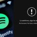Registran fallas a nivel  mundial en Spotify