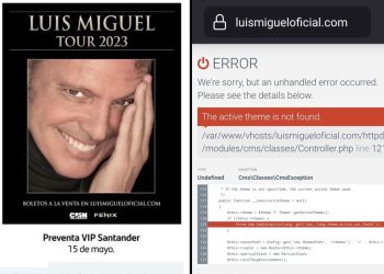 Dio inició la Preventa VIP de los boletos para los conciertos que Luis Miguel ofrecerá en México