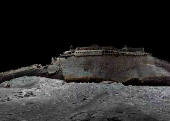 Revelan primer escaneo en 3D y de tamaño real del Titanic