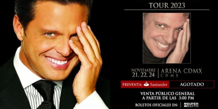 Anuncian venta general adelantada para nuevos conciertos de Luis Miguel en CDMX