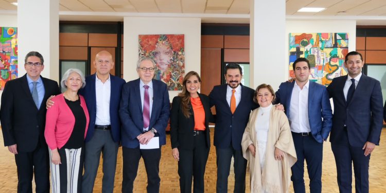 Mara Lezama se reúne con Zoé Robledo, director general del IMSS