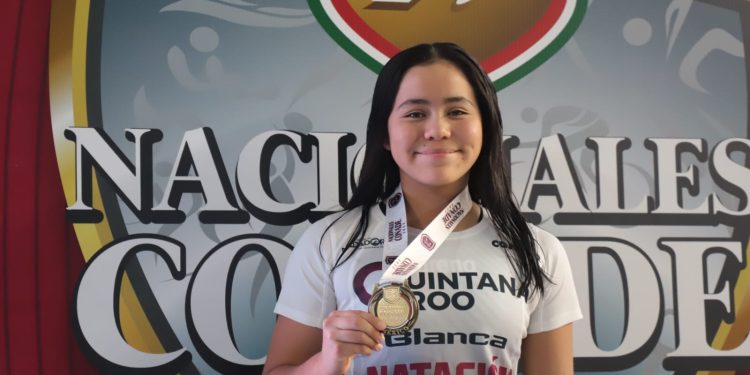 Debuta selección de Quintana Roo con cinco medallas en la disciplina de natación