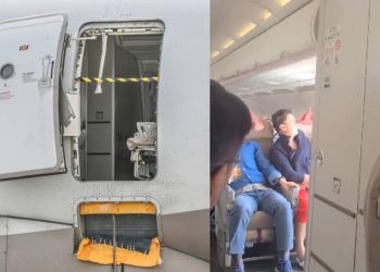 Pasajero causa pánico al abrir la salida de emergencia en pleno vuelo