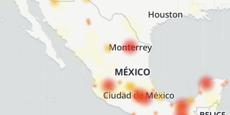 Fallas en red de Telcel y Telmex a nivel nacional