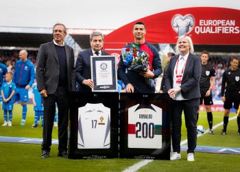 Cristiano Ronaldo sumó un nuevo récord en su carrera tras llegar a 200 partidos con la selección de Portugal