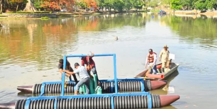 En marcha los trabajos de desazolve del vaso Cencali