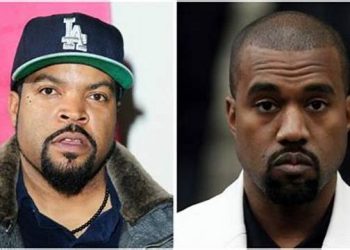 Ice Cube y Kanye West son vistos  dándose un abrazo en un estacionamiento