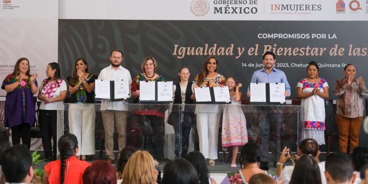 Quintana Roo firma el Acuerdo Nacional por la Igualdad y el Bienestar de las Mujeres