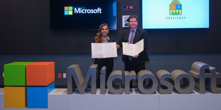 Mara Lezama y Microsoft impulsarán la inclusión digital de las MiPymes en Quintana Roo