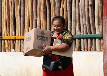 SEBIEN continuará con entregas de paquetes alimentarios para beneficiarias de ‘Mujer es Vida’