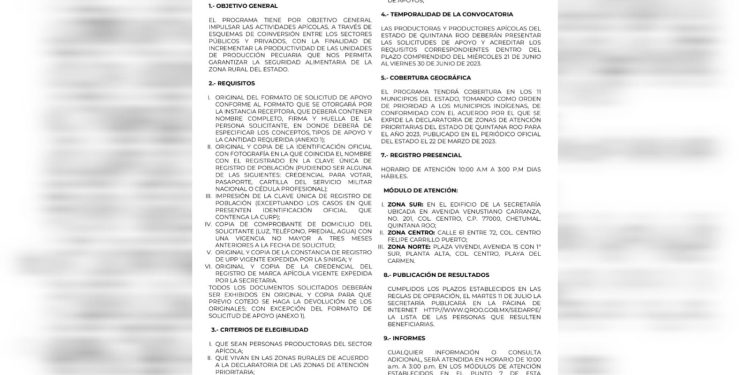 Sedarpe emite convocatoria “Mano a Mano para Alimentar más Apícola 2023”