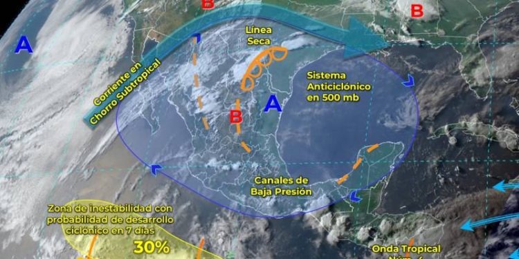 Prevén cielo nublado con lluvias aisladas para Quintana Roo
