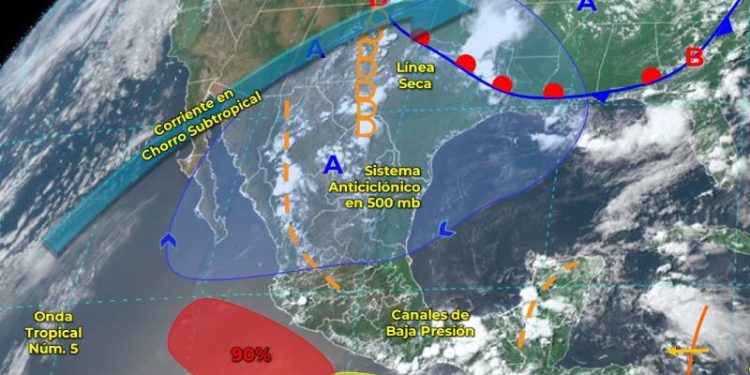 Pronóstico del clima para Quintana Roo