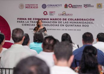 Conahcyt y Quintana Roo firman convenio de colaboración científica por el bienestar y desarrollo en el sureste