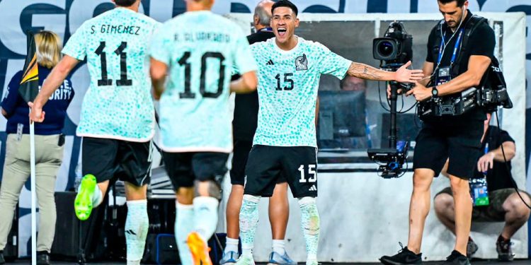 México vence 3-1 a Haití en los cuartos de final de la Copa Oro 2023